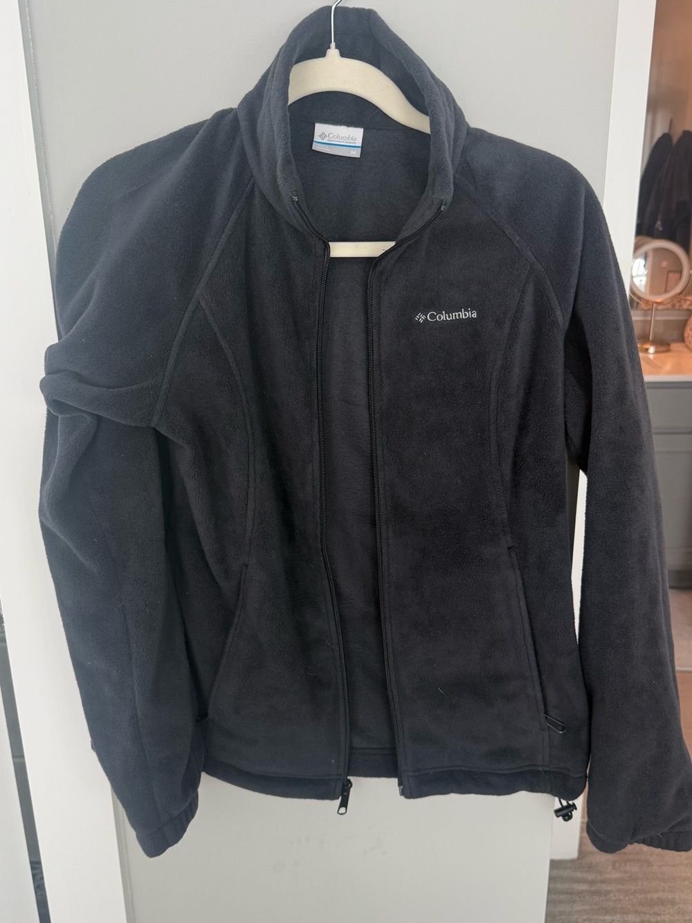Columbia Black Full-Zip Fleece Jacket